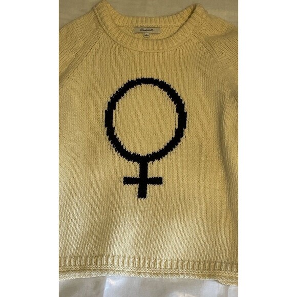 Madewell Female Symbol Keaton Pullover LS Sweater Alpaca  Small - Picture 2 of 7